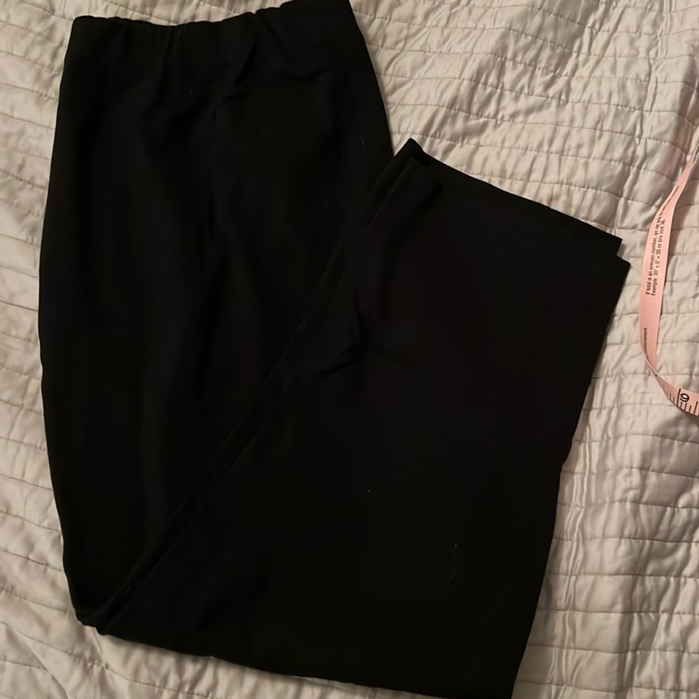 J Jill Ponte Slim Leg Pant Black L